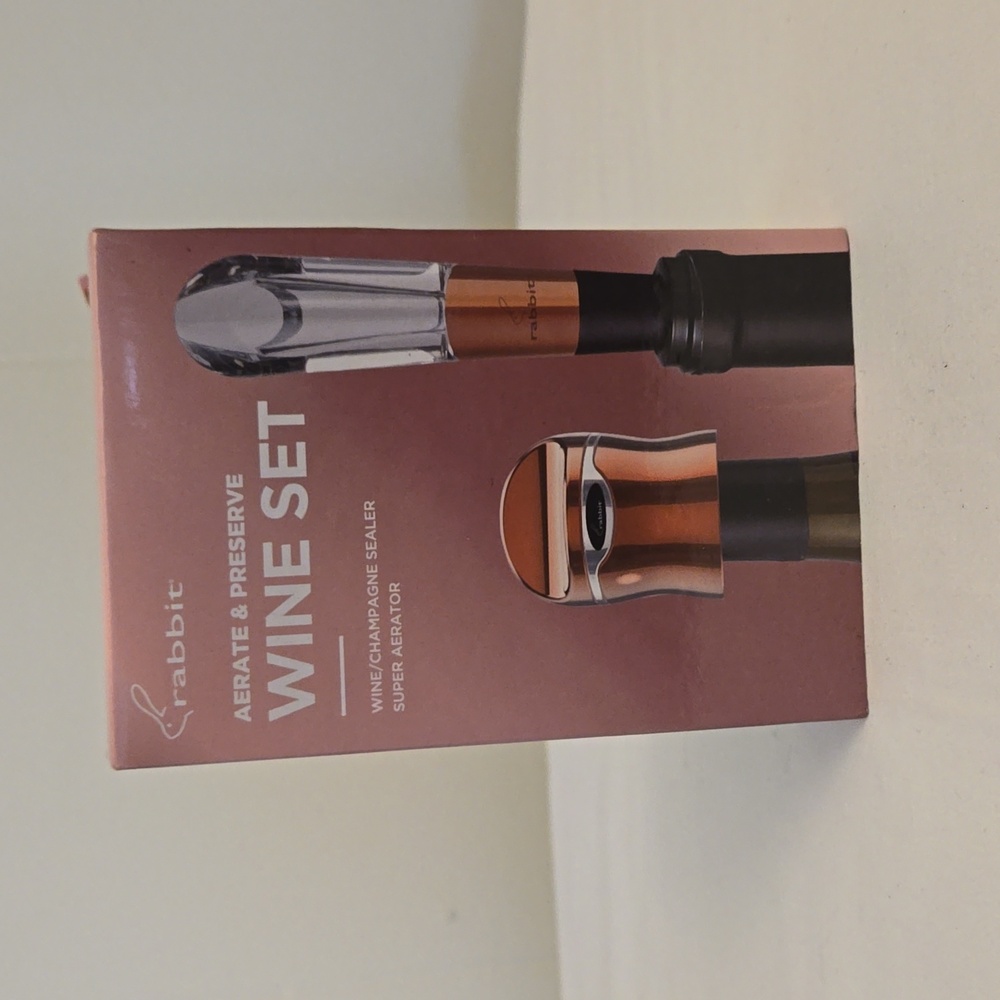 Bar Wine Set Aerated Preserve Rabbit